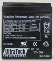 Battery Lead Acid - 12VDC 4AH