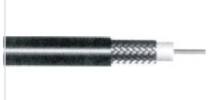 Provo Outdoor Direct Burial RG59U 20AWG 95% Copper Braid (BLACK) - 1000FT