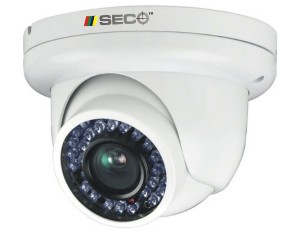 Outdoor Vandal Dome, IR up to 20M, 1/3in Sony CCD 540TVL 4-8mm Lens, 12VDC